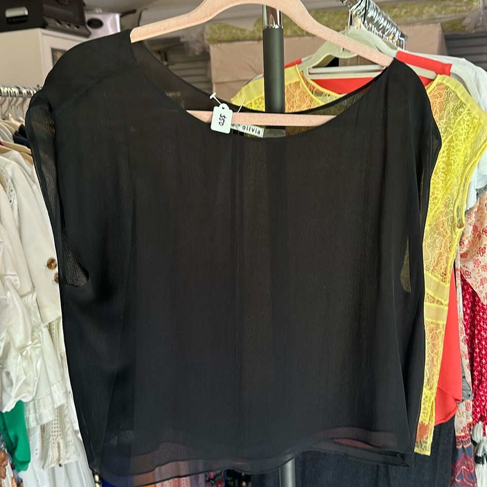 Alice and Olivia Black Top
